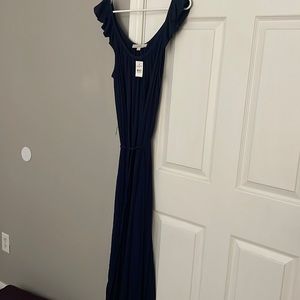 Navy Blue maxi dress.  Never worn with tags attached.